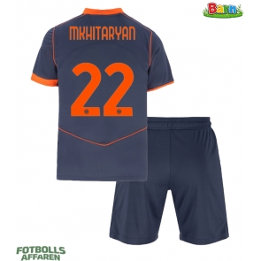 Inter Milan Henrikh Mkhitaryan #22 Tredjeställ Barn 2025-26 Kortärmad (+ Korta byxor)